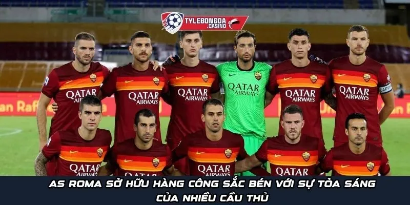 AS Roma sở hữu hành công sắc bén với sự tỏa sáng của nhiều cầu thủ