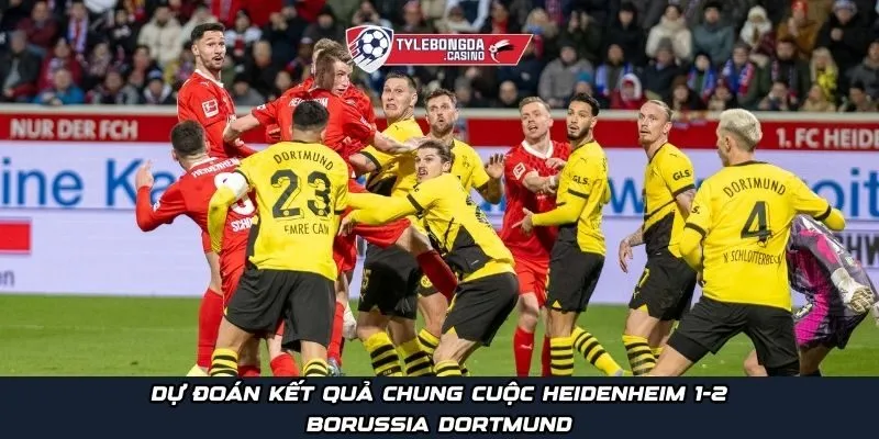 Dự đoán kết quả chung cuộc Heidenheim 1-2 Borussia Dortmund